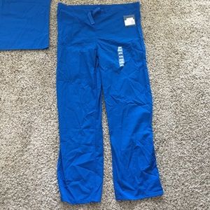 Royal blue scrub pants